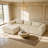 107" Compressed Sectional Sofas (Khaki)-1993808463