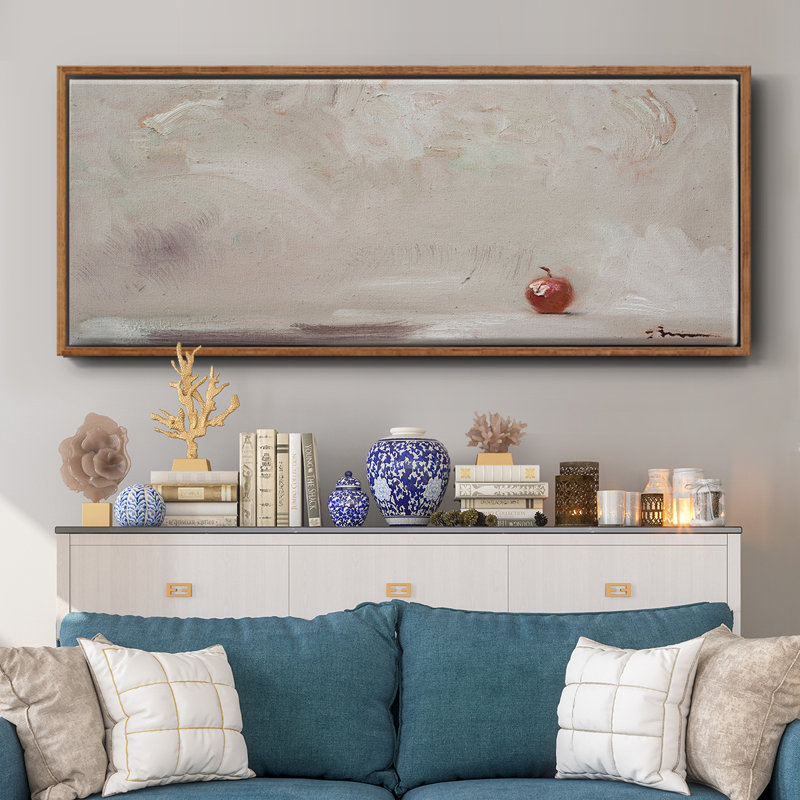 Lonley Apple- Framed Canvas