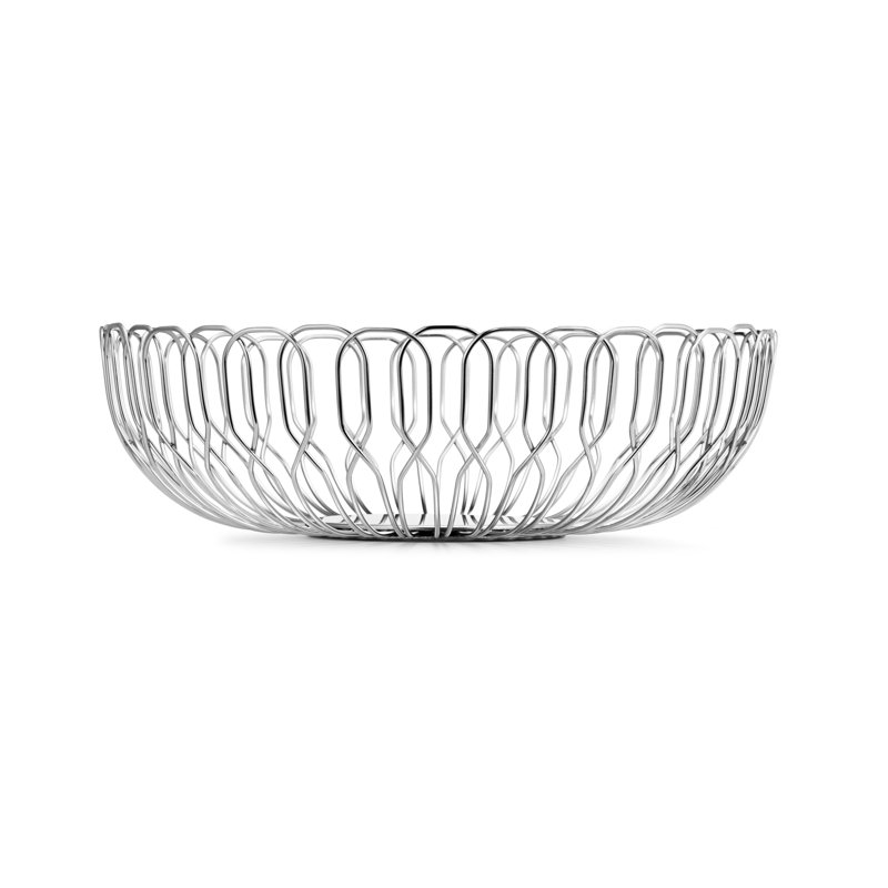 Alfredo Bread Basket, 3.11'' H x 10.24'' W x 10.24'' D