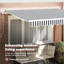 17 Stories Polyester Cover Retractable Patio Awning-1080963632-1080963653
