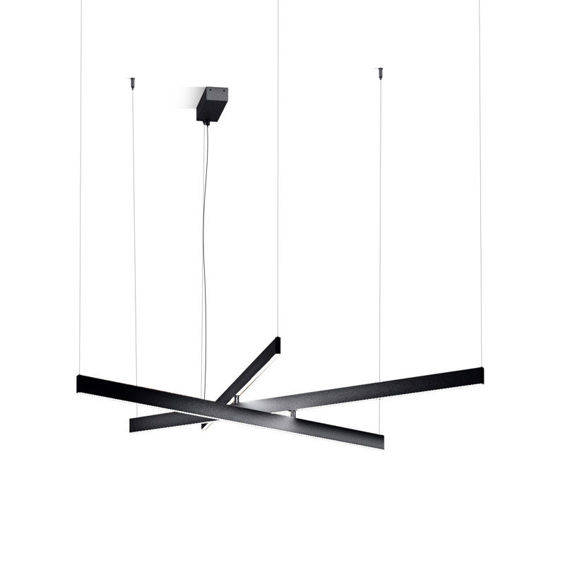 Fly 1 - Light LED Pendant in Anthracite, Anthracite