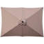 Parasol de marché rectangulaire de 10 pi x 6,6 pi Bradford-1650754358