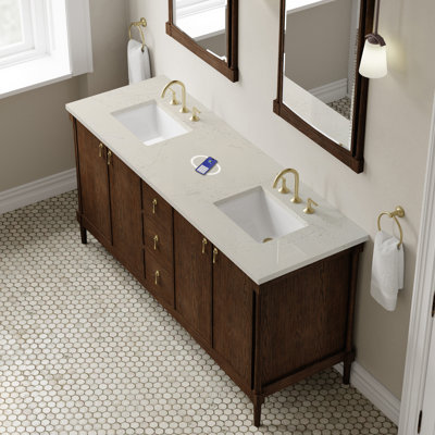 Kinnsden 72" W Double Vanity