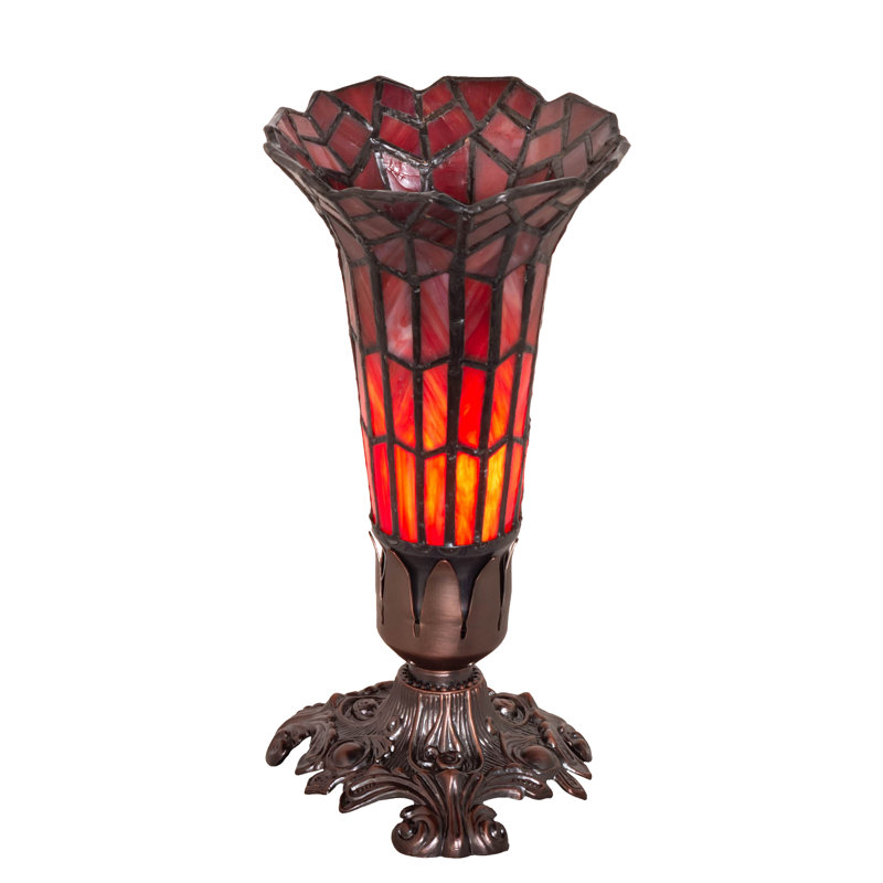Lampe d'appoint style victorien 8 po, Rouge