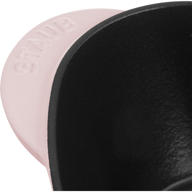 Staub Cast Iron 1.75-Qt Heart Cocotte - Peony Pink