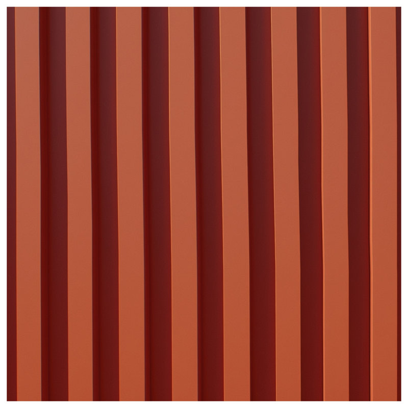 Couvertures orange à lignes verticales, L 60 po x H 80 po