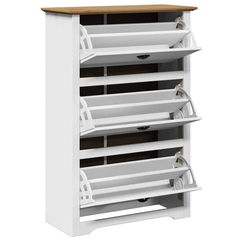 Eliphalet 6 Pair Shoe Storage Cabinet