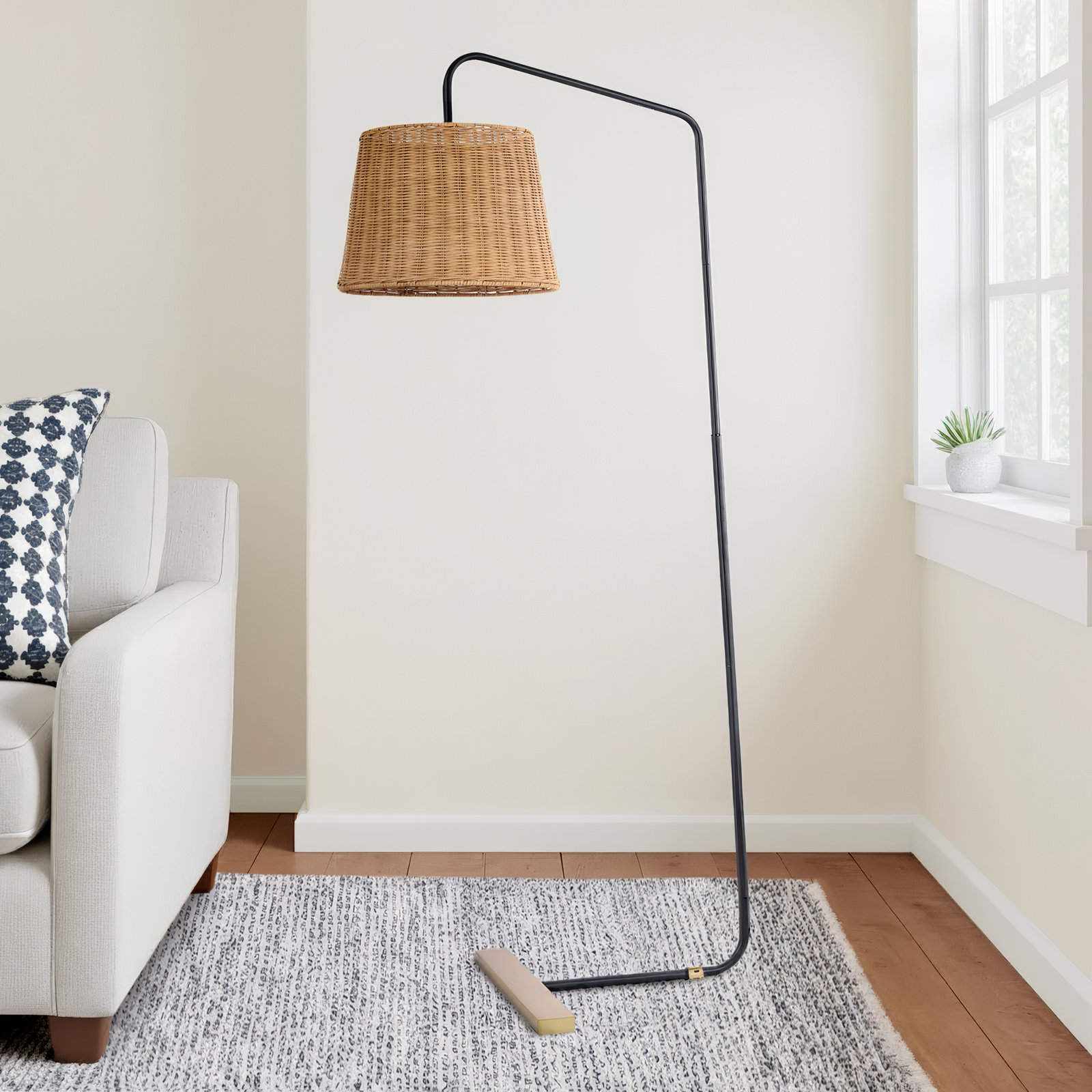Belton 61'' Arched Floor Lamp