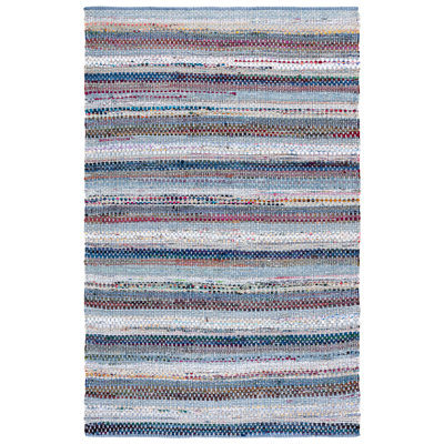 Vesey Hand Woven Cotton Striped Rug