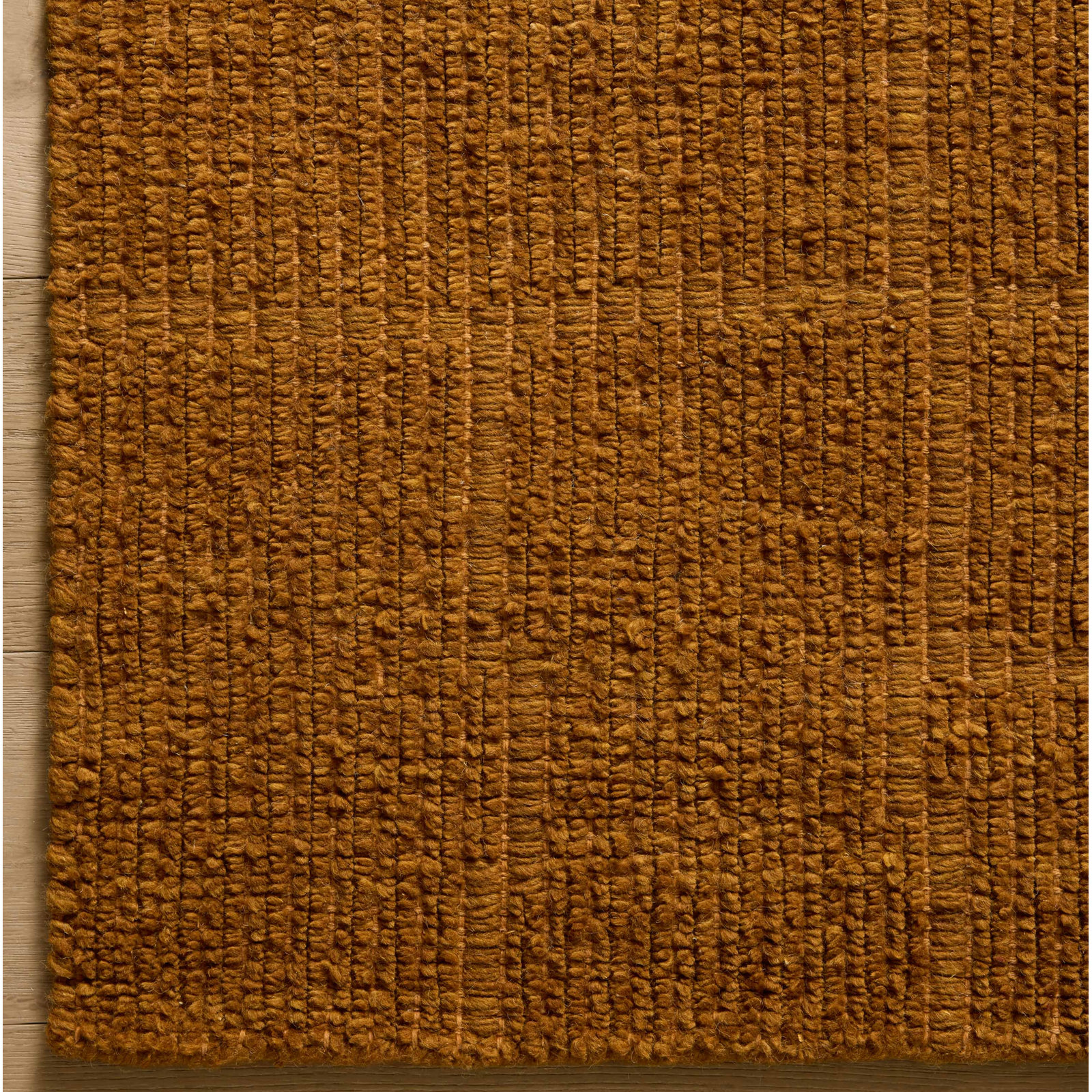Jeremiah Brent x Loloi Greenwich Gold Hand-Woven Rug, Runner 2'3" x 8'6"
