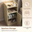 Solid Wood Square Accent Cabinet
