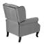 Meyers 82cm Wide Velvet Wing Chair Recliner