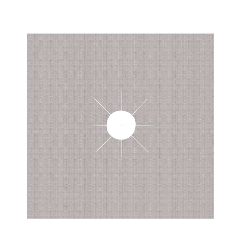 Deago Universal Cooktop Burner Cover, Silver