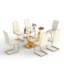 Ensemble de salle à manger 7 pièces-2122798977-2122798989