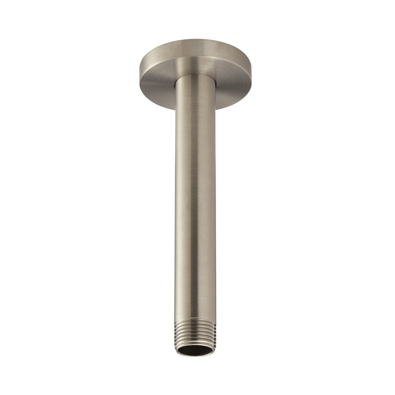 Brushed Nickel 7-Inch Ceiling-Mounted Shower Arm