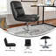 Chaise de bureau commerciale rembourrée et rembourrée à dossier moyen-2128947511-2128947509