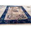 Room Size Chinese - Art Deco Wool Ivory Knotted Antique Rectangle 1920s Rug