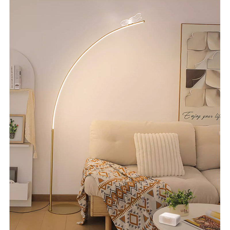 62.99" Tray Table Floor Lamp