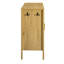 Buffet 4 portes avec supports de rangement à l'arrière et crochets latéraux, tablettes réglables-1855206499