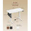 Metal Base Standing Desk with Power Outlet