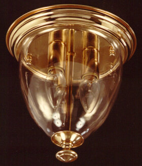 Bloomington Glass Flush Mount
