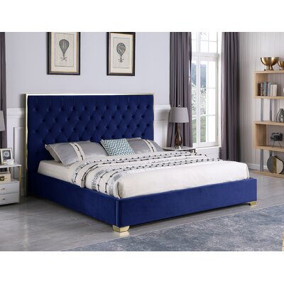 John-Hendry Tufted Upholstered Platform Bed -  Everly Quinn, CA4A1421B0C04E908CCD9AA487AA2927