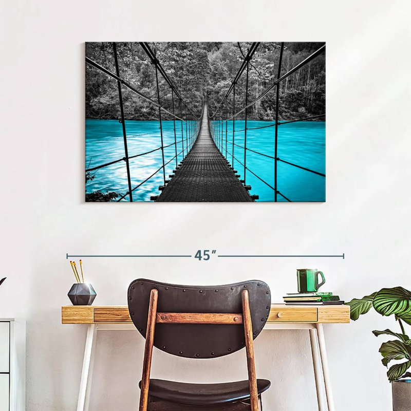Suspension Bridge, reproduction sur toile, L 26 po x H 39 po