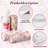16 Pcs Car Tissue Holder Cylinder Bulk Round Floral Cup Holder Facial Tissues For Travel Refill Car Napkin Box Round Container