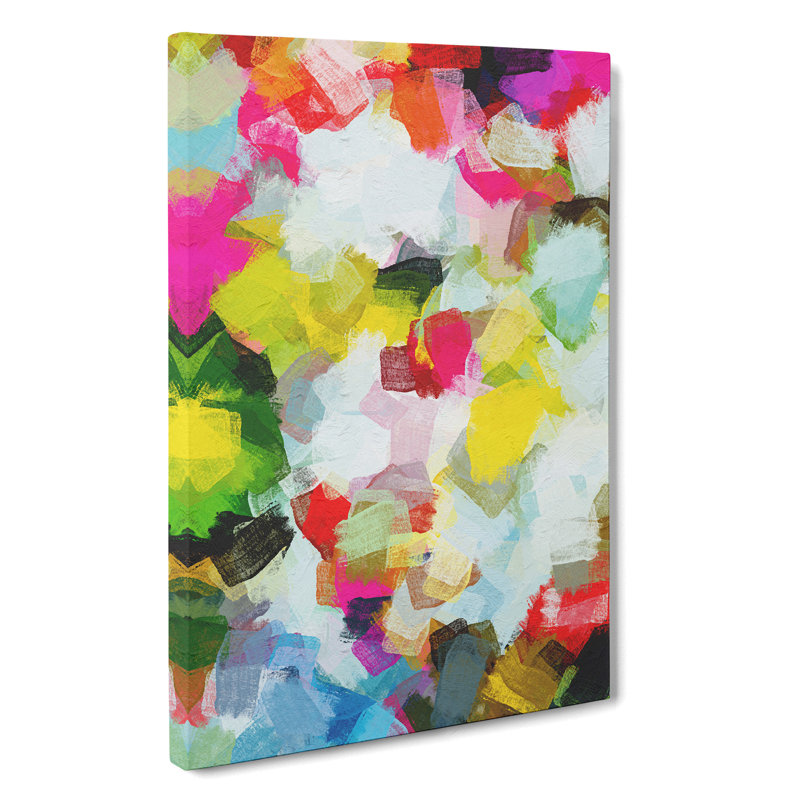 The Breaks Abstract - Wrapped Canvas Painting, 50cm H x 35cm W x 3cm D