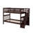 Stairway Twin-Over-Twin Bunk Bed With Guard Rail And Storage-1096423495