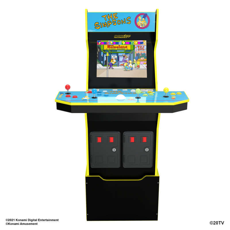 Jeu d'arcade debout avec rehausseur