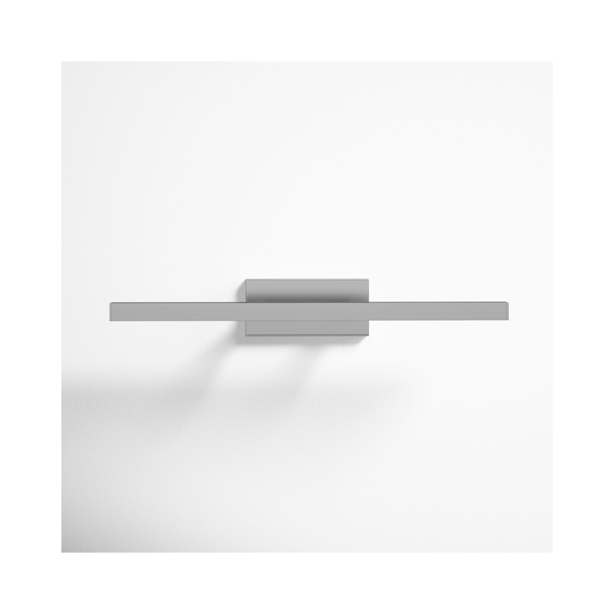 Rochelle Single Frosted Dimmable LED Vanity Light, Brushed Nickel, 2700K
