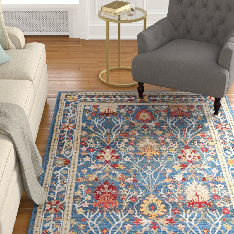 Hasrat Floral Indoor Rug, Rectangle 7'10" x 9'10"