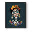 «Bright Day of the Dead II», reproduction encadrée - bois massif-926638336-926638341