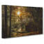 Cabin In The Forest - Wrapped Canvas Print-61848513