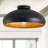 1-lamp Sand Black Adjustable Iron Ceiling Light