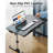 Bed Desk For Laptop, XX-Large Leather Adjustable Foldable ...-1734948511