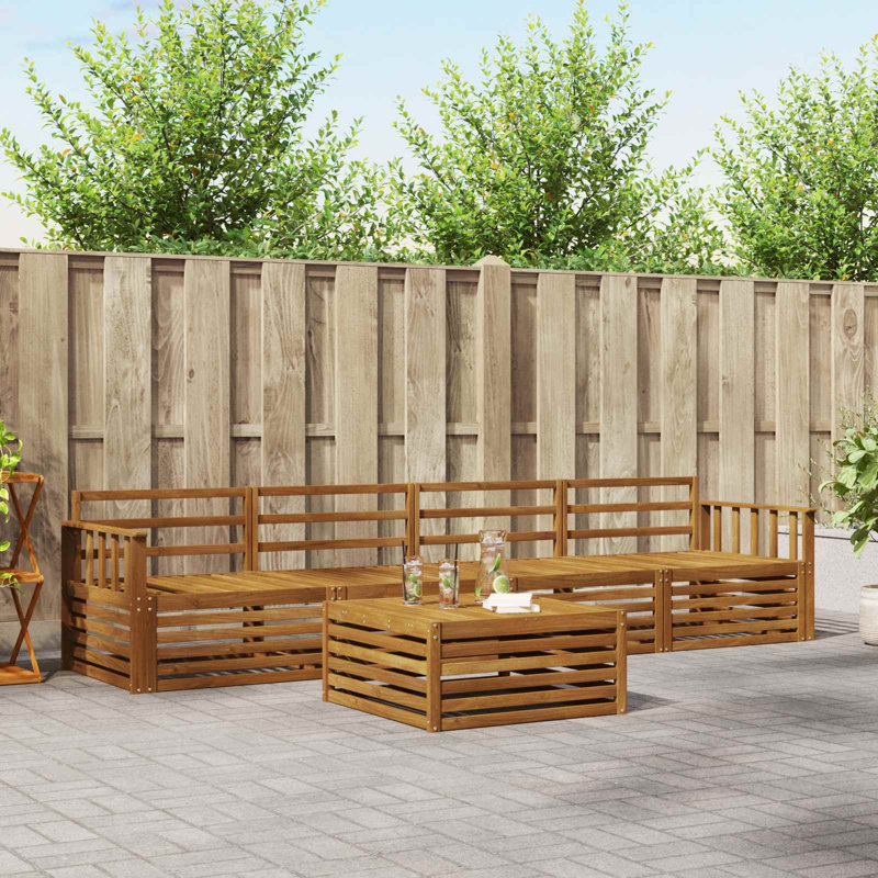 329cm Wide Patio Sectional Set