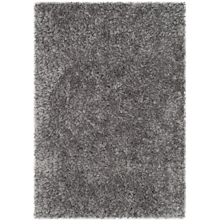 Anacortes Shag Hand Tufted Performance Solid Color Rug