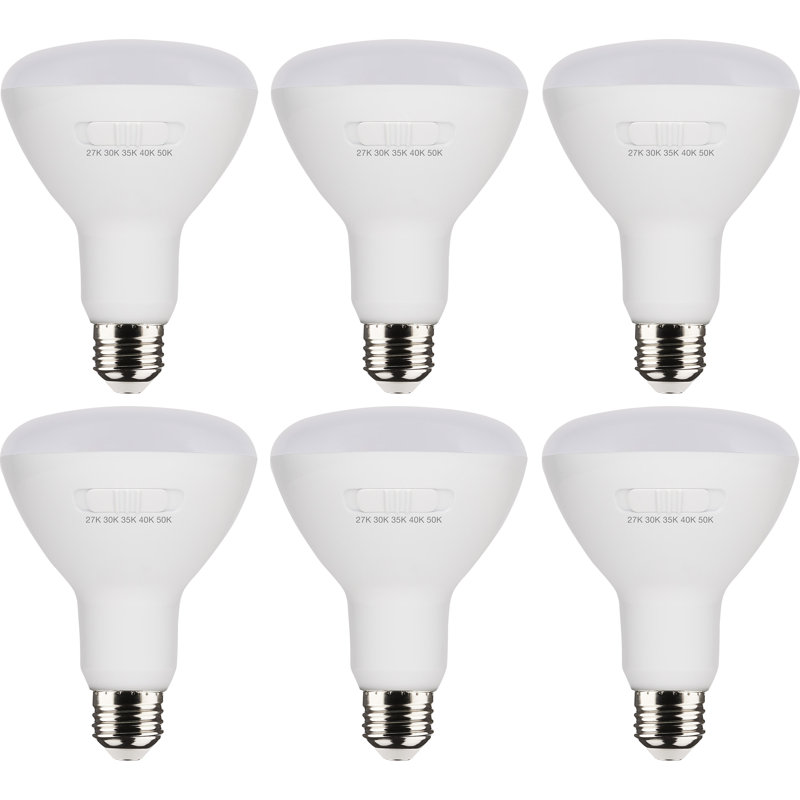 8.5 Watt (65 Watt Equivalent), BR30 LED, Dimmable Light Bulb, Selectable CCT E26/Medium (Standard) Base, 8.5 W