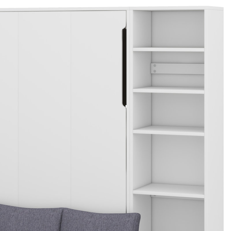 Lit escamotable avec canapé et tablettes Murphy