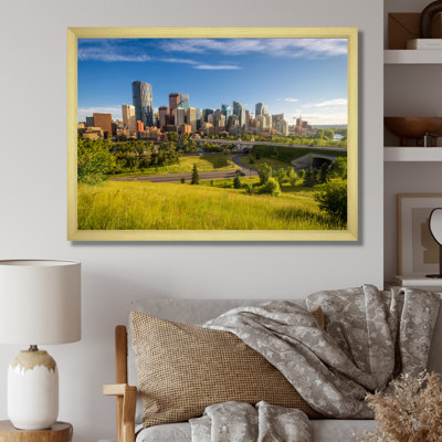 " Skyline Calgary At Sunrise "
