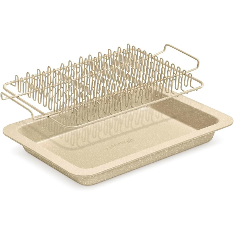 Lifemaster Non-Stick Steel Cookie Sheet, White