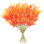 Ensemble de 6 bouquets de fleurs artificielles d'automne, tiges florales d'eucalyptus d'automne pour la décoration de la table