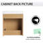 Ensemble de meuble-lavabo simple 18,5 po avec plateau en résine-1650280917