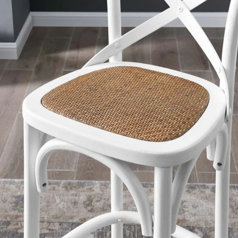 Vintage Crossback Bar Stool