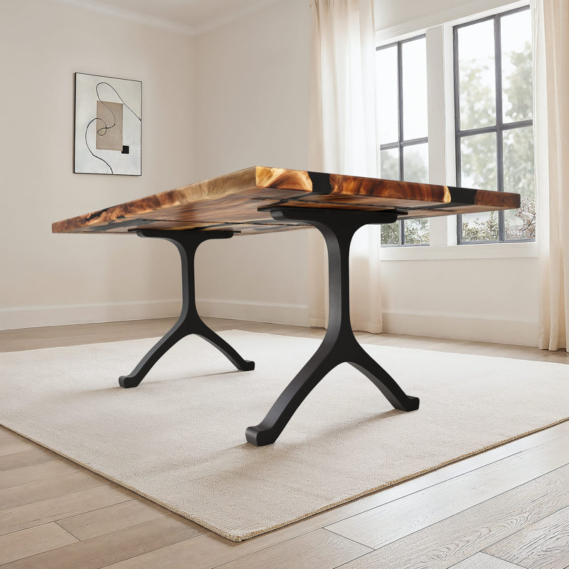 Wishbone Rectangle Dining Table, 30.4"H x 72"L x 42"W