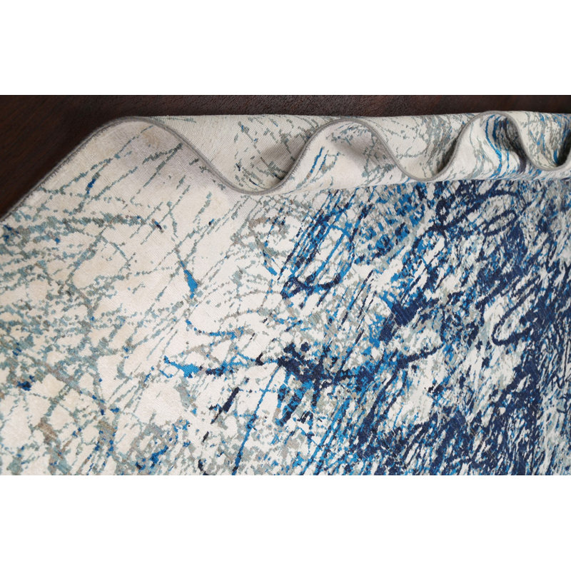 One-of-a-Kind 9' X 12' New Age Area Rug in