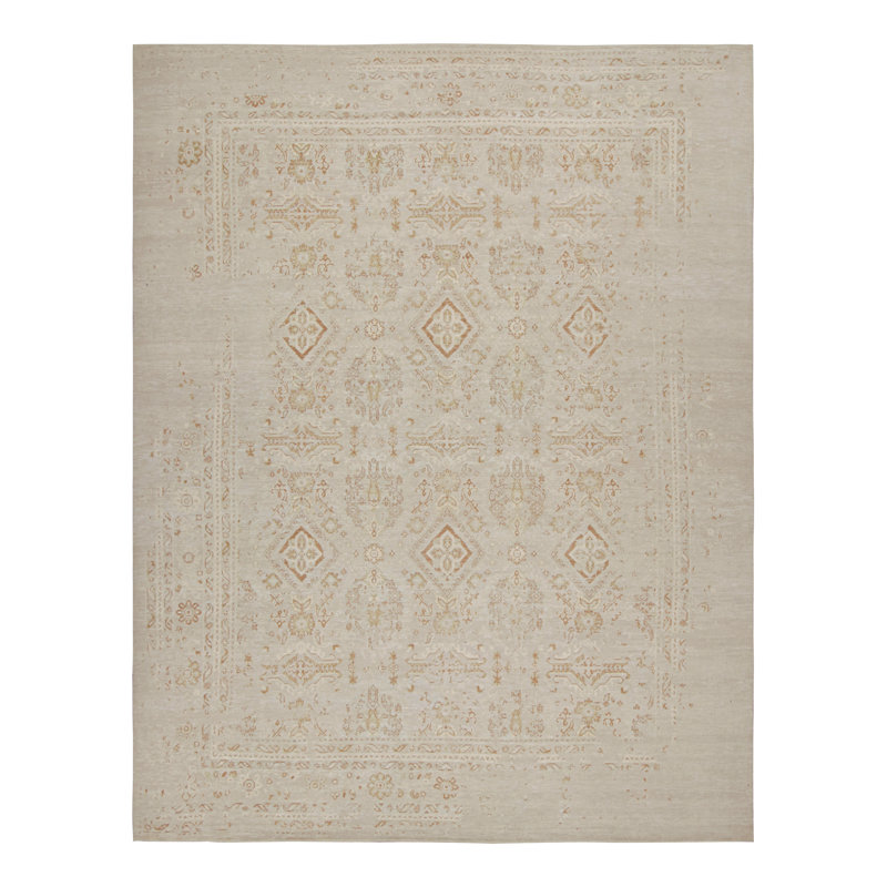 Hand Knotted Silk Area Rug