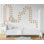 Train, voie murale, autocollant en vinyle, voie ferrée, train, décoration murale, salle de jeux pour enfants, art mural, chambre à coucher, autocollant mural 422RS